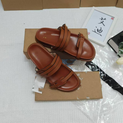 艾迪鞋業ins爆款ZAR原單女涼鞋一字拖松糕厚底拖鞋平底鞋