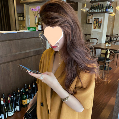 炸街高級感西裝連衣裙女夏季新款法式小衆設計感純色雙排釦裙子潮