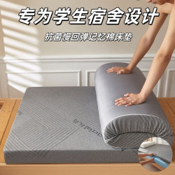 不塌陷學生宿舍床墊褥子鋪底記憶棉租房專用海棉墊子90×190上下鋪
