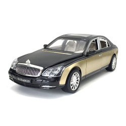 邁巴赫S62商務車兒童帶聲光迴力模型擺件