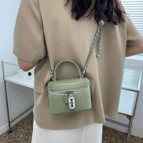 迷你鏈條包包斜後背包女2025新款時尚百搭斜後背包女潮流手提包單肩包