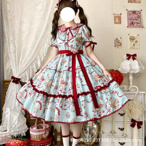 H布丁兔假髮女長髮Lolita80cm白金色長卷髮加長款少蘿女款頭套
