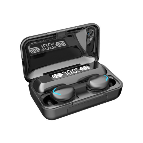 熱款 F9-36笑臉藍牙耳機雙耳入耳TWS電量顯示觸控5.1