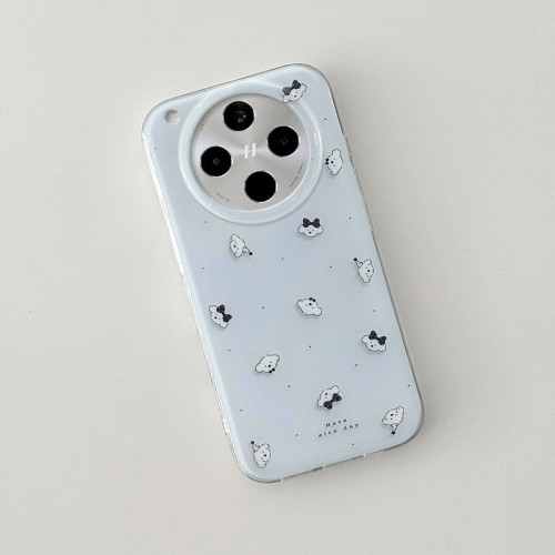 適用oppofindx8pro手機殼高級findx7矽膠新款手機殼可愛小狗頭像