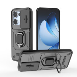 適用OPPO Reno13Pro戰鬭熊手機殼支架Reno12推窗Reno11F保護套
