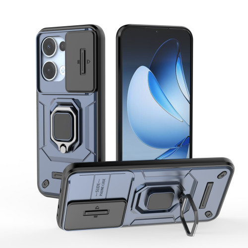 適用OPPO Reno13Pro戰鬭熊手機殼支架Reno12推窗Reno11F保護套
