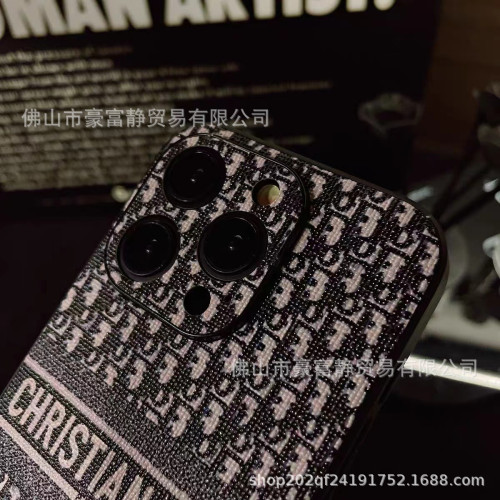 潮牌全包適用蘋果15promax皮質手機殼iPhone14感11防摔12女16pro