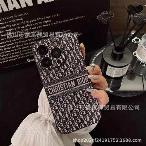 潮牌全包適用蘋果15promax皮質手機殼iPhone14感11防摔12女16pro