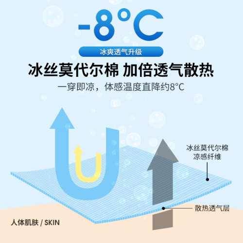 夏季新款莫代爾棉男士短袖t恤潮流圓領純色打底衫百搭上衣服潮牌