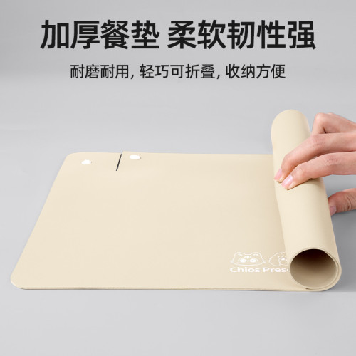 柒哦寵物餐墊貓碗墊貓咪狗狗貓用吃飯墊子矽膠防滑防水防漏食用品