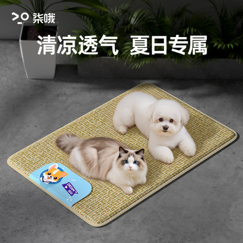 狗狗涼蓆夏季降溫專用睡墊防撕咬狗墊子耐抓耐磨四季通用寵物冰墊