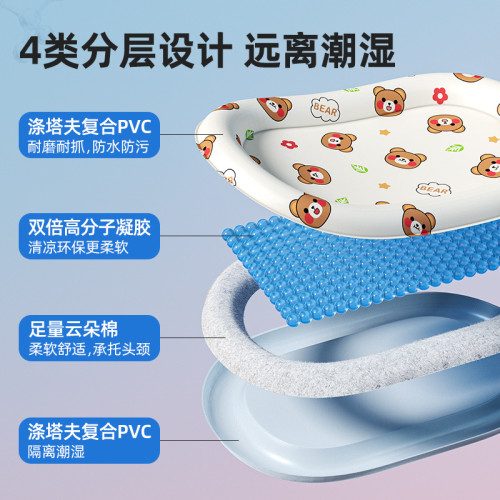 寵物冰墊狗狗橢圓冰窩涼蓆夏天睡墊狗墊子睡覺用夏季降溫貓咪涼墊