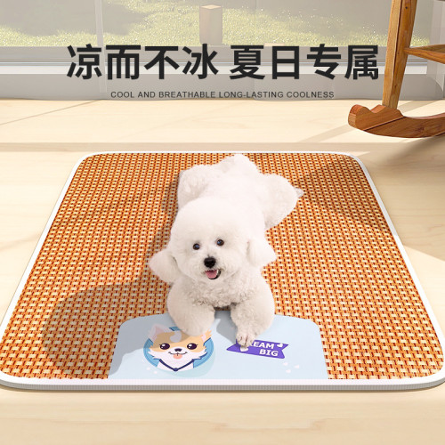狗狗涼蓆狗墊子四季通用夏天寵物墊子貓咪睡墊冰墊貓狗窩貓睡覺用