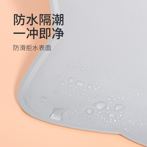 寵物餐墊貓碗墊貓咪狗狗貓用吃飯墊子矽膠大號防滑防水防漏食用品