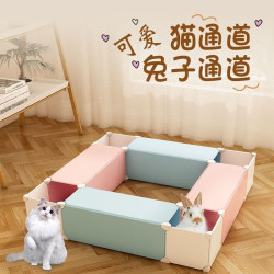 兔子隧道用品解悶玩具寵物兔兔逗侏儒兔子貓鑽洞通道兔子躲避屋窩
