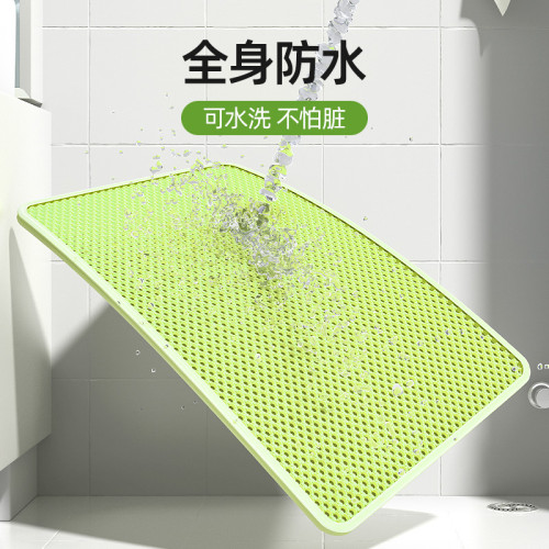 超大貓砂墊防帶出貓砂盆防外濺墊子雙層過濾漏控砂墊寵物貓咪用品