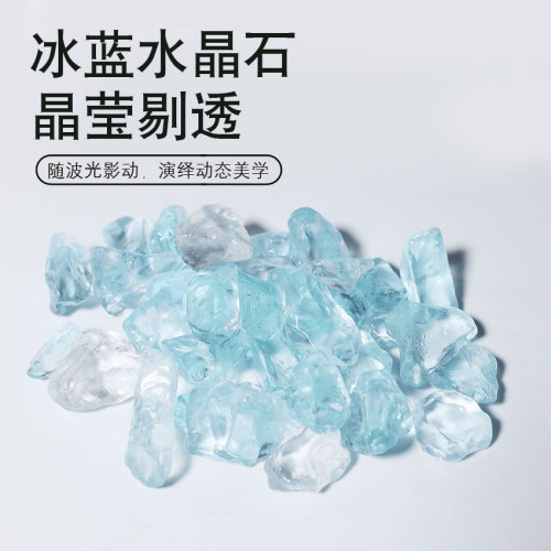 超白玻璃魚缸桌面小型簡約觀賞缸桌面懶人水晶碎石養魚造景飼養缸