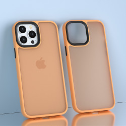 適用蘋果16手機殼iphone15promax防摔半透明磨砂保護套防指紋膚感