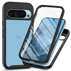 適用谷歌Pixel9Pro防摔手機殼Pixel8A/7前膜三合一加厚6A外殼