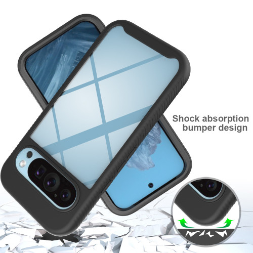 適用谷歌Pixel9Pro防摔手機殼Pixel8A/7前膜三合一加厚6A外殼