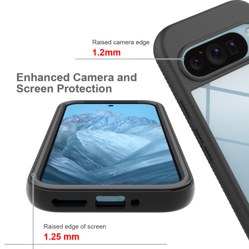 適用谷歌Pixel9Pro防摔手機殼Pixel8A/7前膜三合一加厚6A外殼