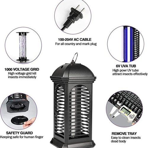 電擊式滅蚊燈大功率11W電動滅蟲器家用滅蚊器捕蚊