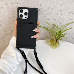 適用iPhone17ProMax插卡手機殼16Pro掛繩15四角防摔14保護套XS