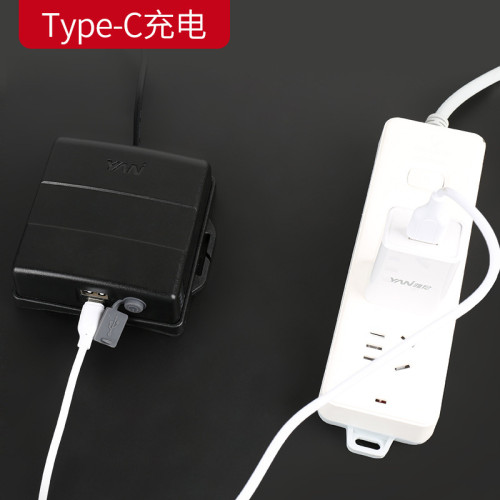 雅尼後置鋰電頭燈強光充電式超亮遠射頭戴式手電超長續航led礦燈