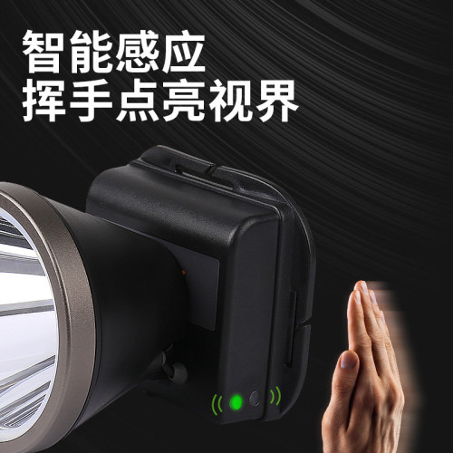 雅尼聚光小光斑頭燈led強光充電超亮頭戴式手電筒戶外超長續航