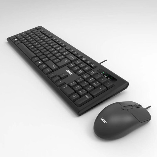 宏基OAK960有線鍵鼠套裝家用商務辦公鍵盤滑鼠筆電桌上型電腦USB