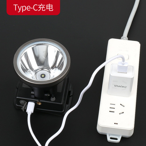 雅尼725X頭燈led強光充電超亮超長續航戶外頭戴式手電筒鋰電礦燈
