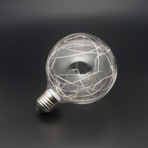 LED玻璃銅線燈泡G95 E27  2.4M24燈節日喜慶聖誕裝飾燈