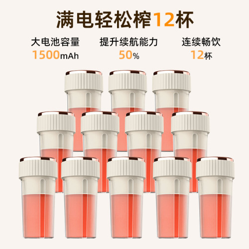 【嚴選】可攜式榨汁機 迷你家用果汁杯USB充電榨果汁機榨汁杯禮品
