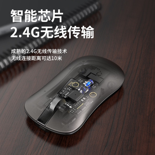 鋁合金藍牙無線滑鼠雙模2.4G充電靜音女生可愛筆電桌上型電腦通用