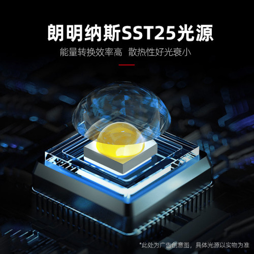 雅尼S20強光手電筒充電式戶外超亮遠射家用耐用應急超長續航
