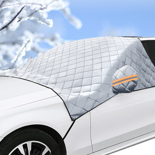 汽車遮雪擋前擋風玻璃防凍罩汽車夏季遮陽擋防霜蓋布冬季防雪加厚