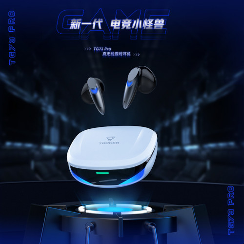 蘭士頓無線藍牙耳機TG73Pro雙耳運動降噪無線入耳式電競遊戯耳機
