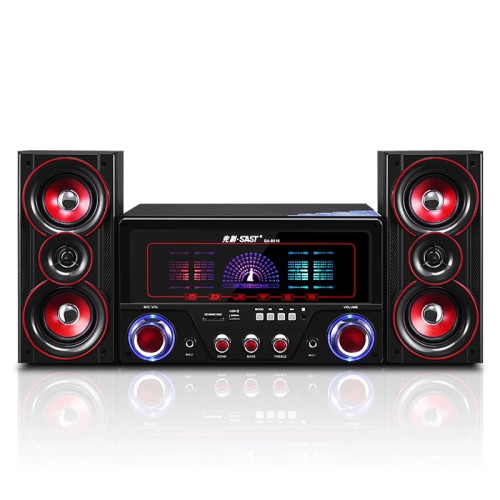 先科家庭電腦音響家用電視藍牙木質音箱2.1桌面影院hif低音砲