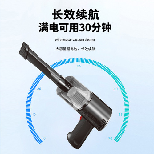手持吸塵器迷你家用大功率辦公室桌面可攜式無線車用吸塵器