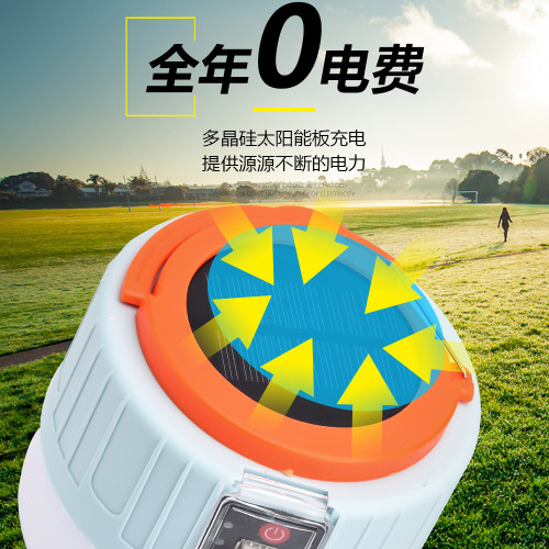 戶外太陽能野營球泡燈多用夜市地攤usb充電燈 可攜式手提應急戶外燈