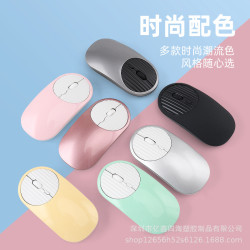 億鑫702type-c充電口無線藍牙滑鼠無聲滑鼠平板筆電雙模連接