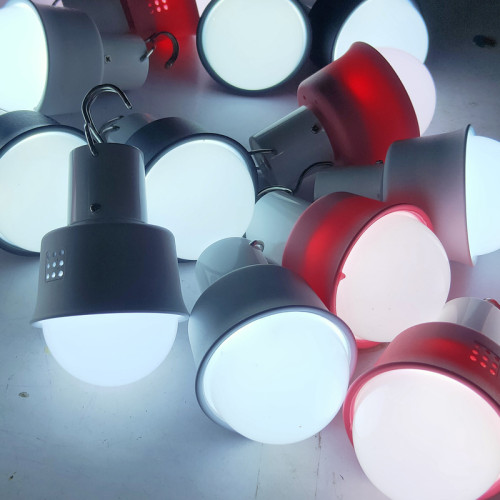 led充電移動照明燈家用應急燈戶外可充電強光露營燈掛燈usb地攤燈