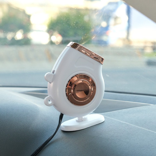 小太陽車用暖風機 12V/24V車用取暖器汽車創意速熱迷你熱風扇