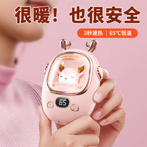 新款卡通萌寵暖手寶 迷你小巧可攜式可愛女生手握USB充電暖手寶禮品