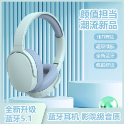P2961藍牙耳機頭戴式網課學習兒童音樂運動降噪耳機爆款