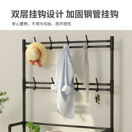簡易鞋架子家用門口收納置物架衣帽架一體鞋櫃出租屋2022新款爆款