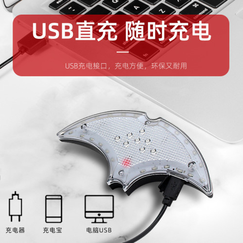 自行車無線遙控轉向尾燈山地車夜間騎行警示燈充電防水夜騎騎行燈
