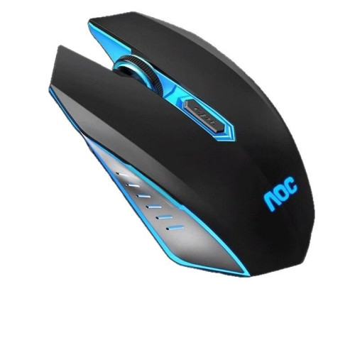 AOC GM130有線滑鼠USB炫彩發光低音滑鼠電腦辦公遊戯電競滑鼠通用