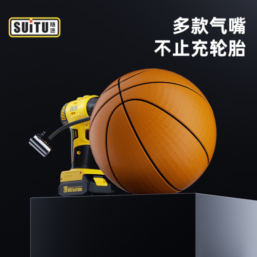 車用充氣泵汽車用打氣筒無線可攜式打氣泵小轎車電動輪胎壓加氣寶