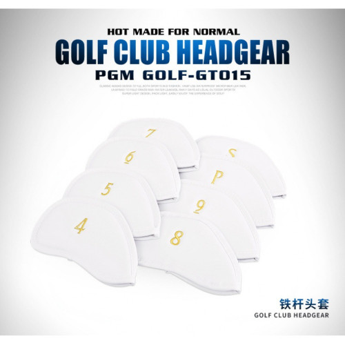 高爾夫球桿頭套木桿套帽子桿頭保護帽套GOLF綉花鐵桿套推桿保護罩